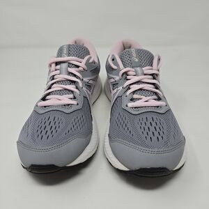Women's ASICS Gray and Pink Running Shoes Size 8.5